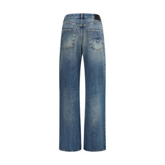 Blue Cotton Jeans Denim