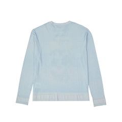 Blue Silk Sweatshirt