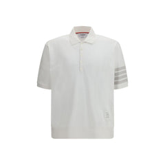 White Cotton Polo Shirt