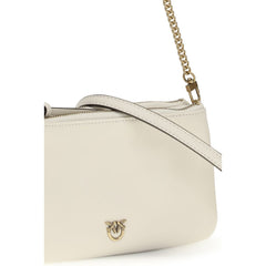 Beige Calf Leather Bos Taurus Shoulder Bag