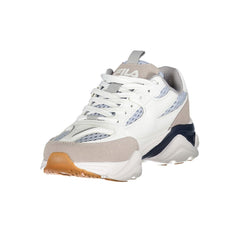 White Polyurethane Women's Sneaker