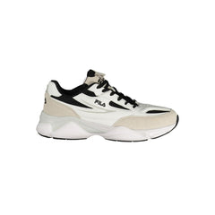 White Polyurethane Men Sneaker