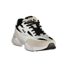 White Polyurethane Men Sneaker