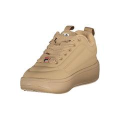 Marrone Polyurethane Women Sneaker