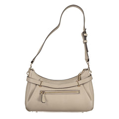Grigio Polyurethane Women's Handbag