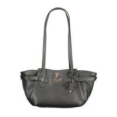 Nero Polyurethane Women Handbag