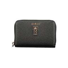 Nero Poliuretano Women Wallet