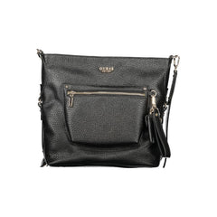 Black Polyurethane Women's Handbag