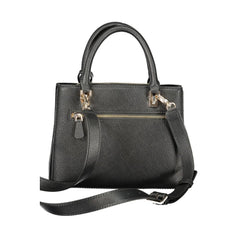 Black Polyurethane Women's Handbag