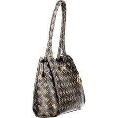 Marrone Poliuretano Women Handbag