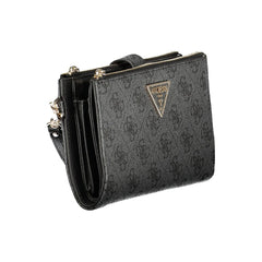 Nero Poliuretano Women Wallet