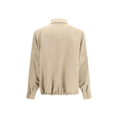 Beige Viscose Blouse