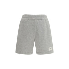 Gray Cotton Bermuda Shorts