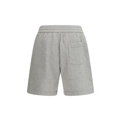 Gray Cotton Bermuda Shorts