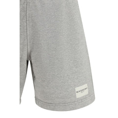 Gray Cotton Bermuda Shorts