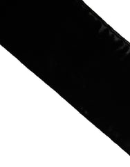 Black Viscose Satin Waist Women Cintura Belt