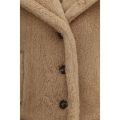 Beige Alpaca Vicugna Pacos Coat