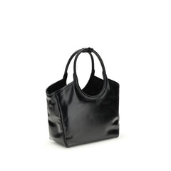 Black Calf Leather Bos Taurus Handbag