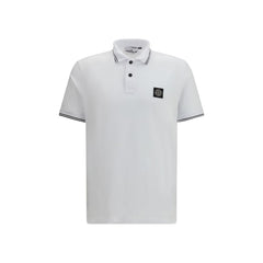 White Cotton Polo Shirt