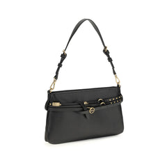 Black Calf Leather Bos Taurus Shoulder Bag
