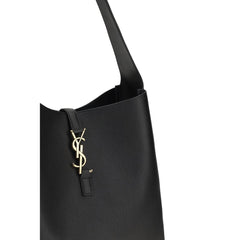 Black Calf Leather Bos Taurus Shoulder Bag