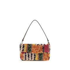 Multicolor Other Fibres Shoulder Bag