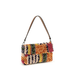 Multicolor Other Fibres Shoulder Bag