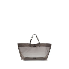 Brown Nylon Shoulder Bag