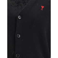 Black Wool Cardigan