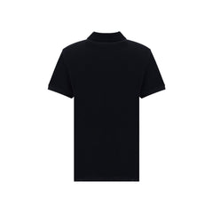 Black Cotton Polo Shirt
