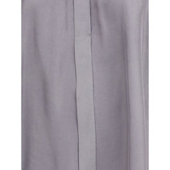 Gray Silk Shirt