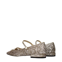 Pink Plastic Ballet Flats