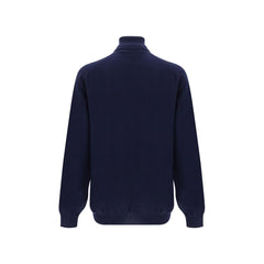 Blue Cashmere Turtleneck