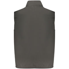Black Polyester Men's Vest