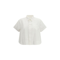 White Cotton Shortsleeve Shirt