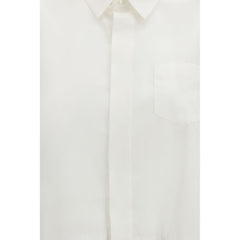 White Cotton Shortsleeve Shirt