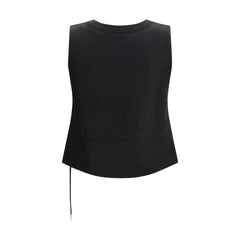 Black Polyester Waistcoat