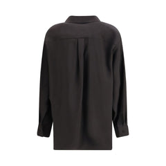 Black Wool Dress Shirt