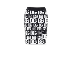 Black Cotton Mini Skirt