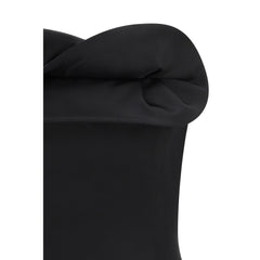 Black Fleece Wool Corset