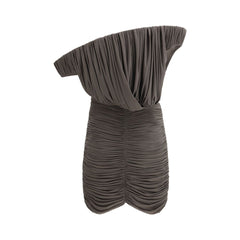 Brown Copper Casual Dress