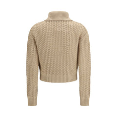 Beige Wool Sweatshirt