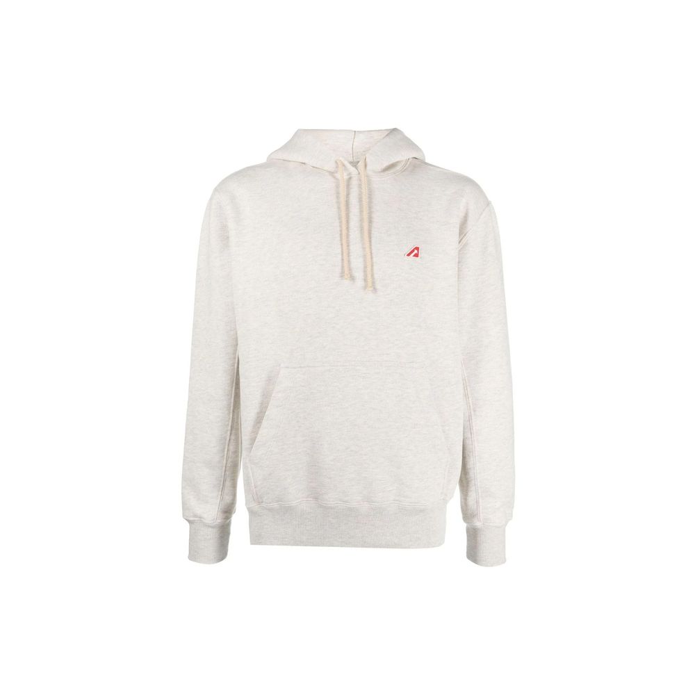 Beige Cotton Hoodie