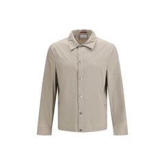 Beige Polyester Coat