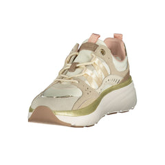 Beige Polyurethane Women Sneaker