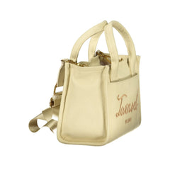 Beige Cotton Women Handbag