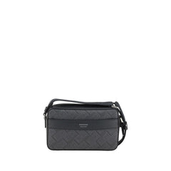 Black Polyethylene Shoulder Bag