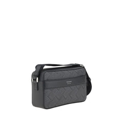 Black Polyethylene Shoulder Bag