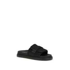Black Polyamide Sandals