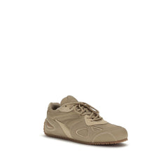 Brown Calf Leather Bos Taurus Low Top Sneakers